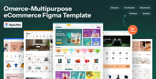 Omerce – Multipurpose eCommerce Figma Template